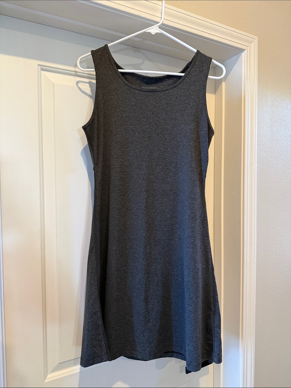 Patagonia Sleeveless Charcoal Shift Dress - Classic Women's Tank Dress